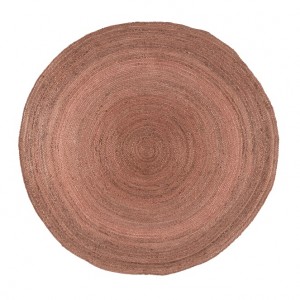 ROUND JUTE -  Coral - Διάμετρος 120cm 