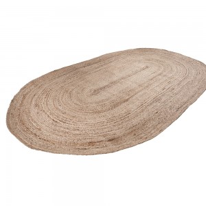 OVAL JUTE - Grey Natural